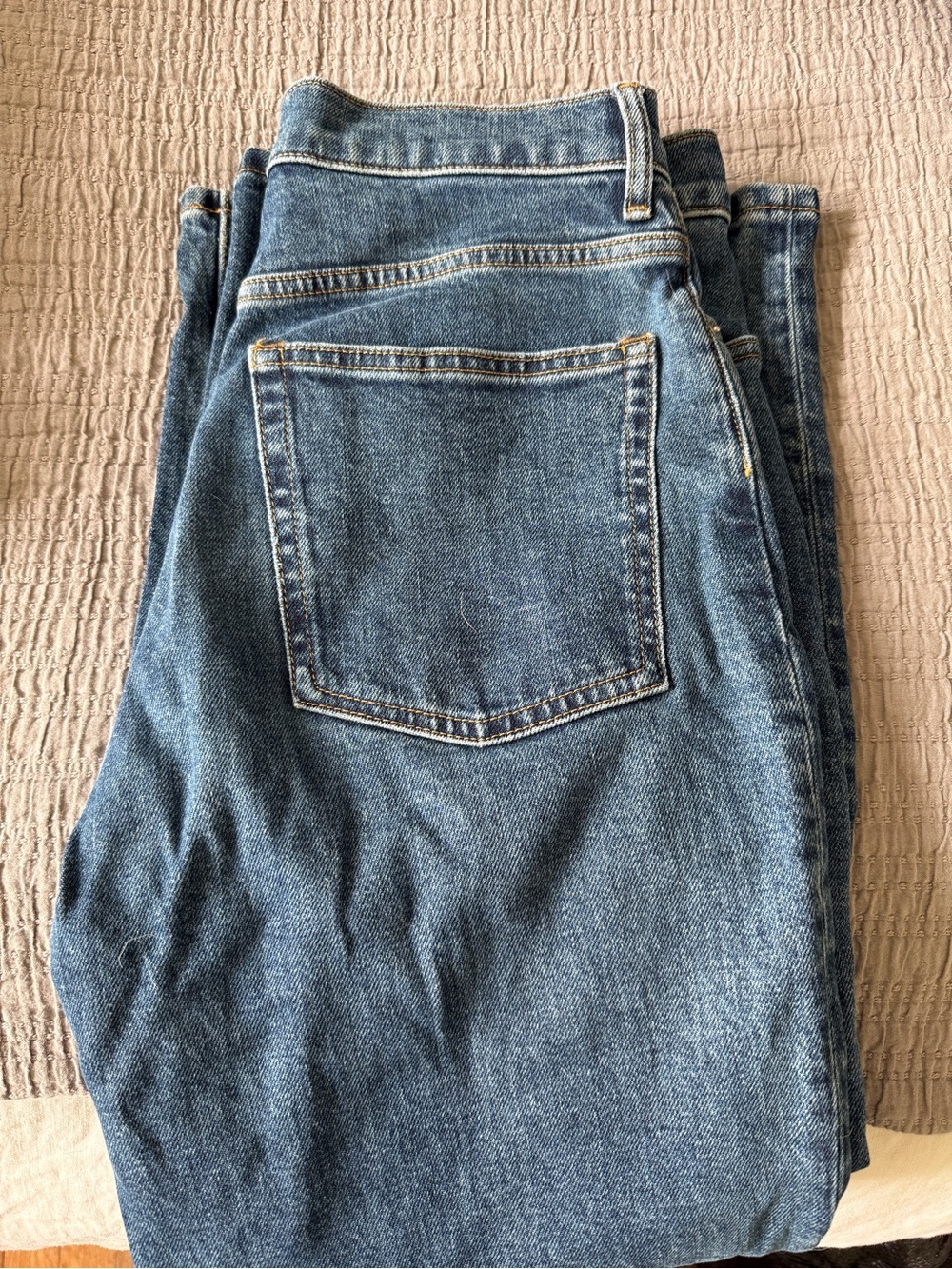 Everlane way high sailor jeans